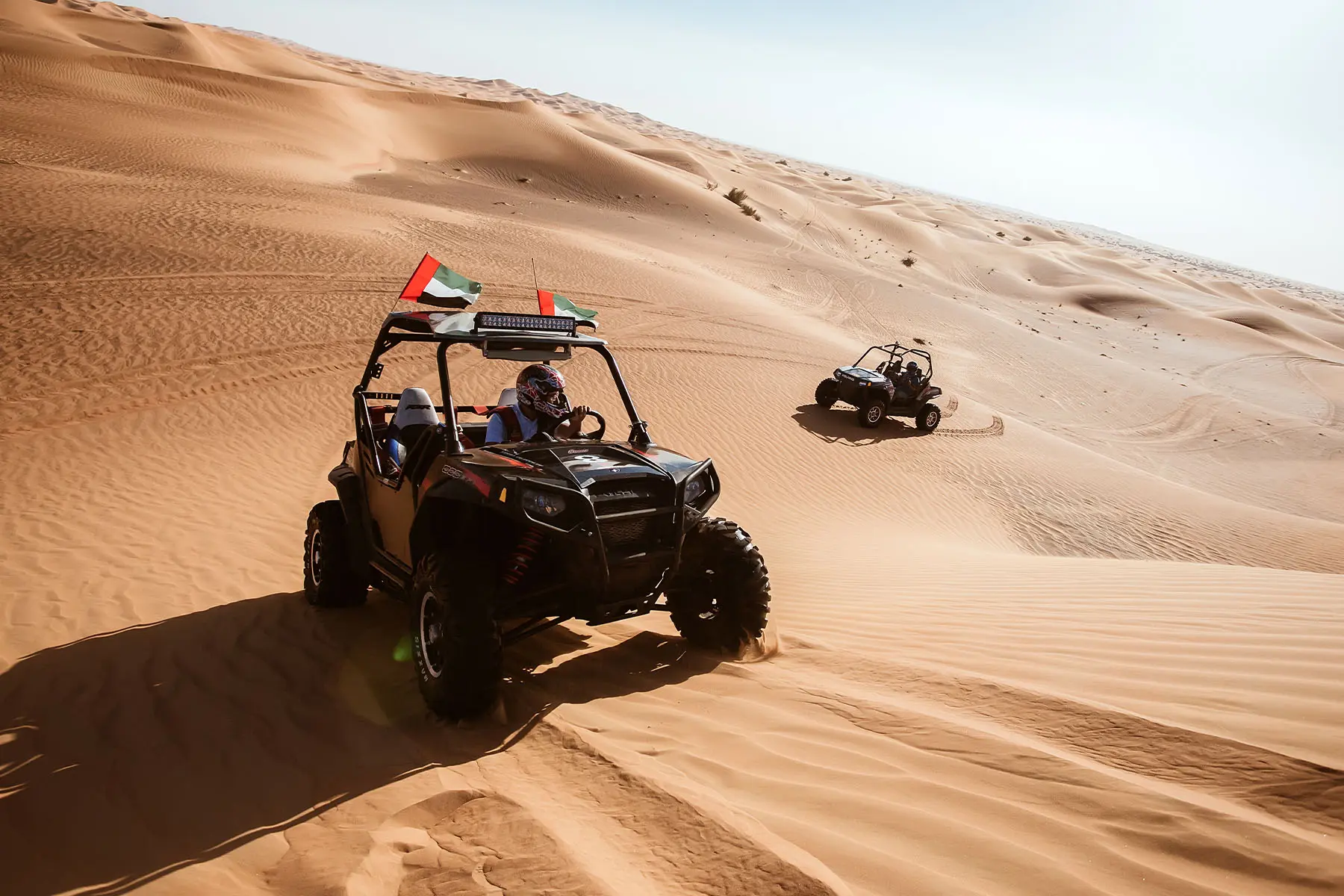 Buggy drive in the desert of Dubai