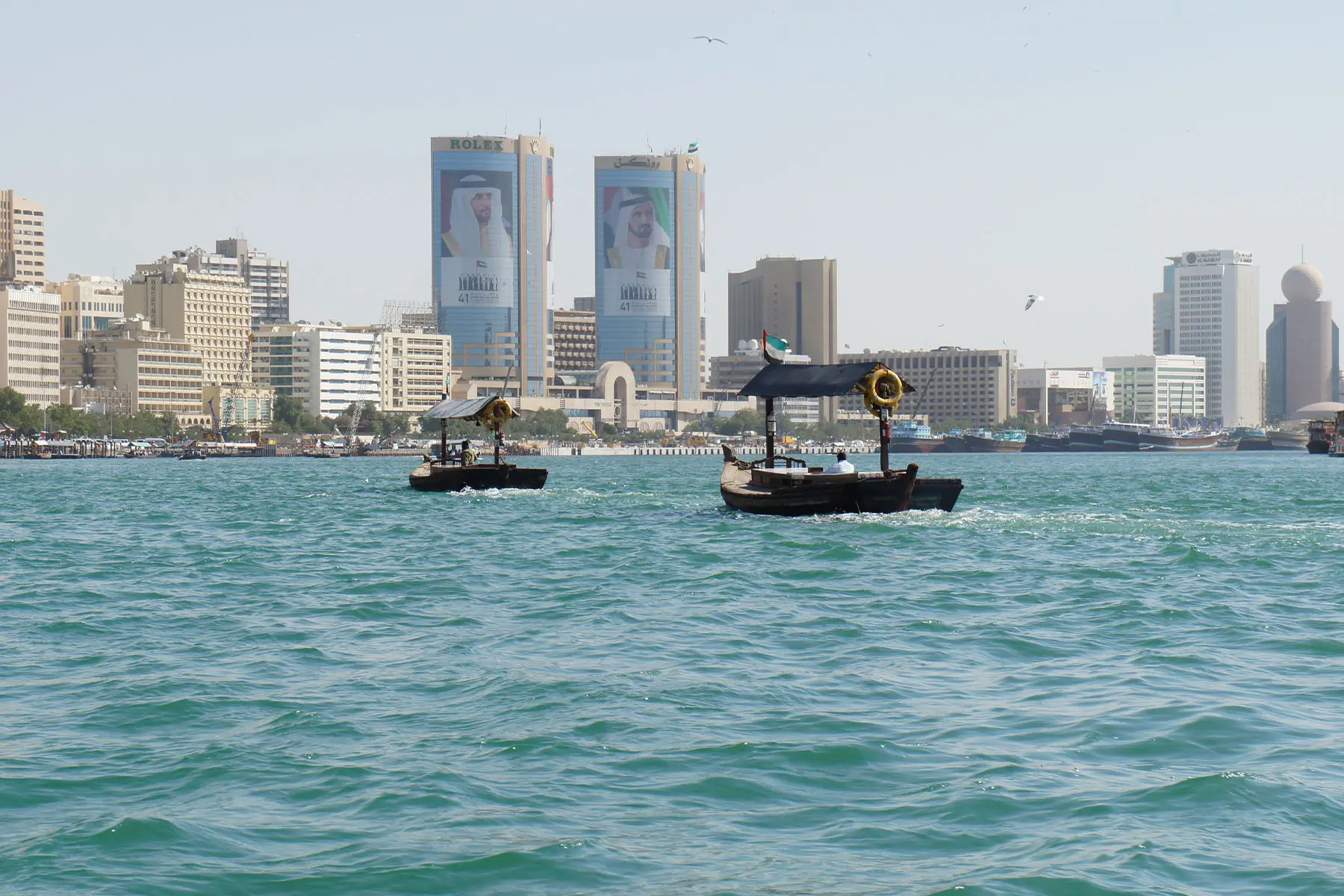 Abra water taxi in Dubai