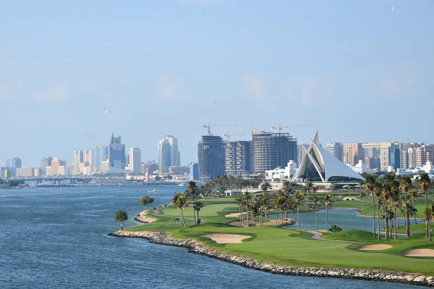 Dubai Creek golf course in Dubai