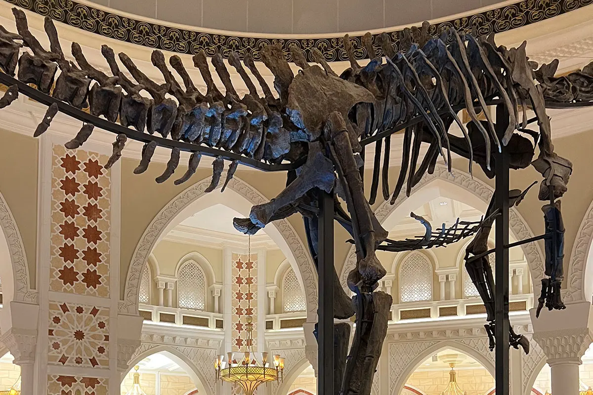 The Dubai Dino in the Dubai Mall