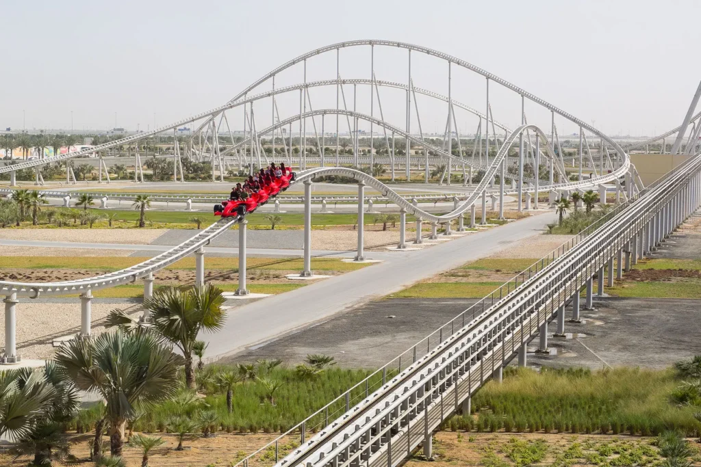 The Ferrari World park in Abu Dhabi