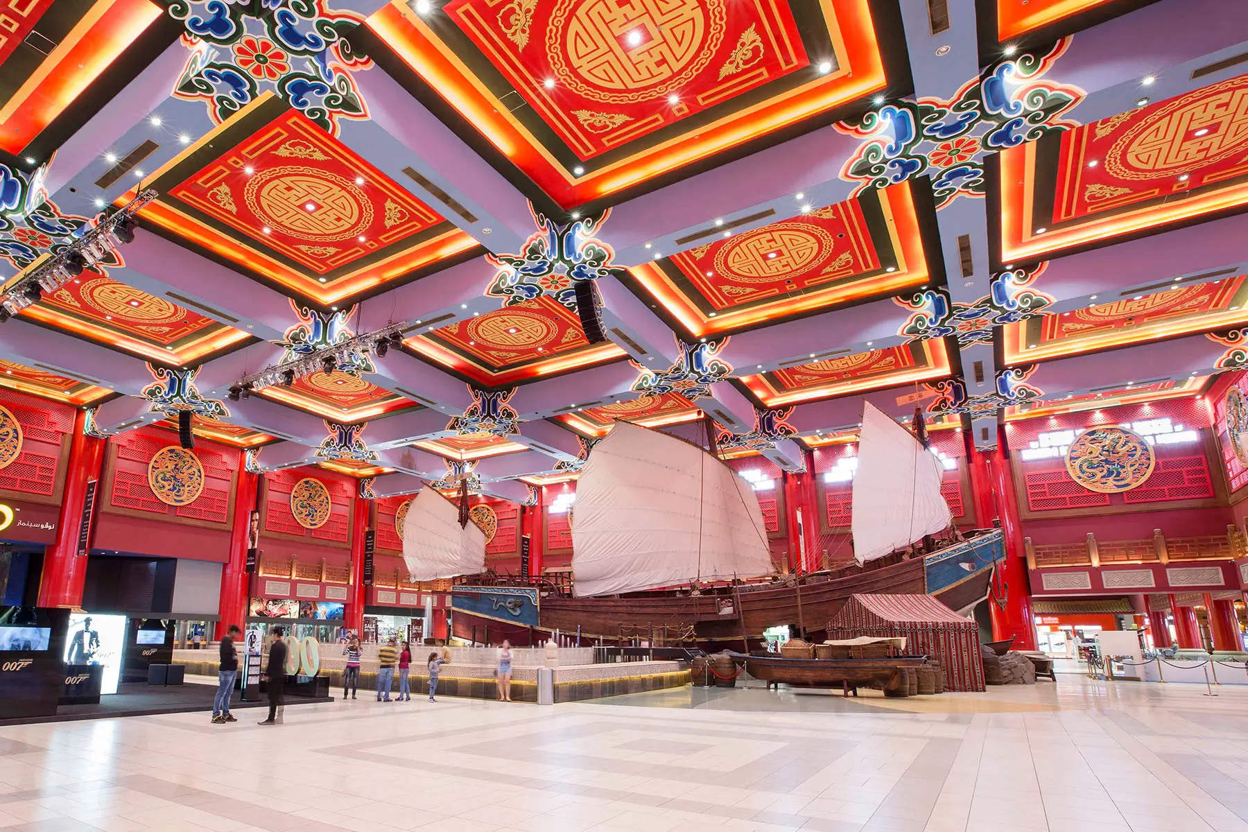 The Ibn Battuta shopping mall in Dubai