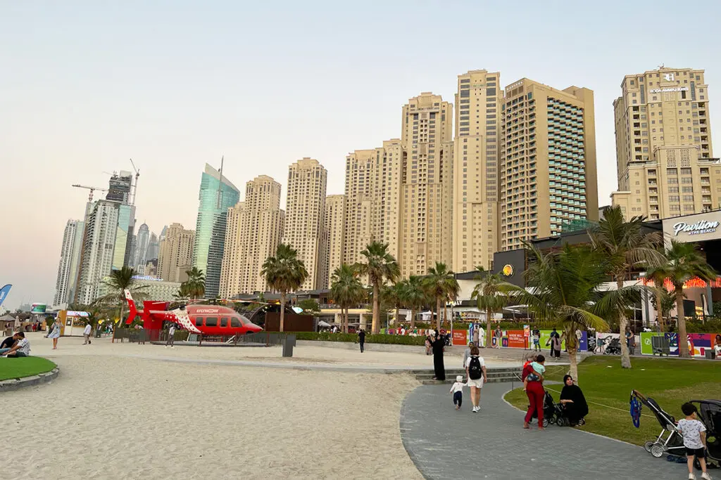 JBR the beach in Dubai