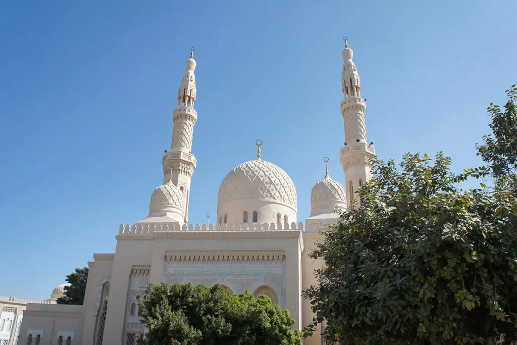 The Jumeirah Mosque in Dubai