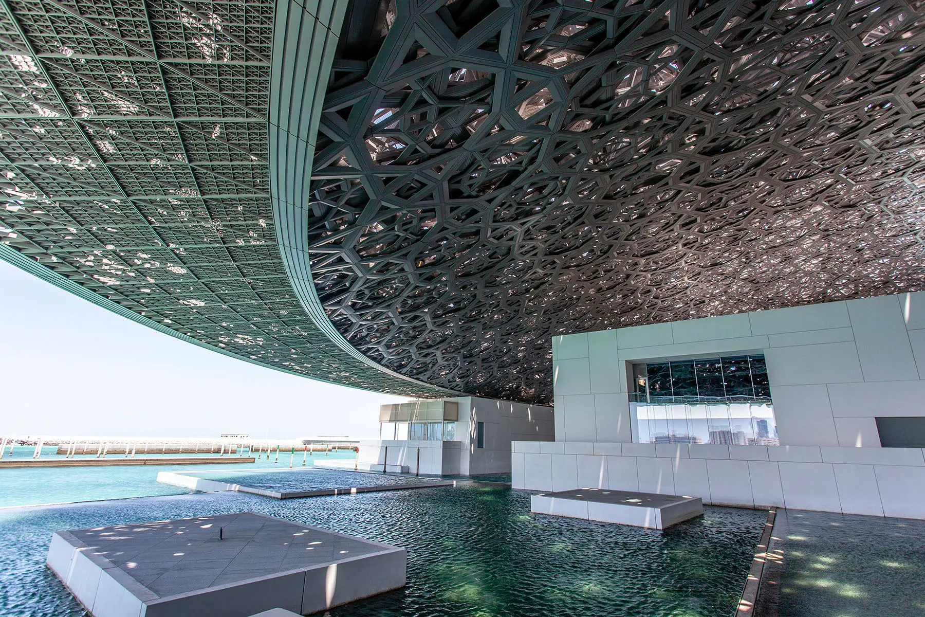 The Louvre Abu Dhabi museum in Abu Dhabi