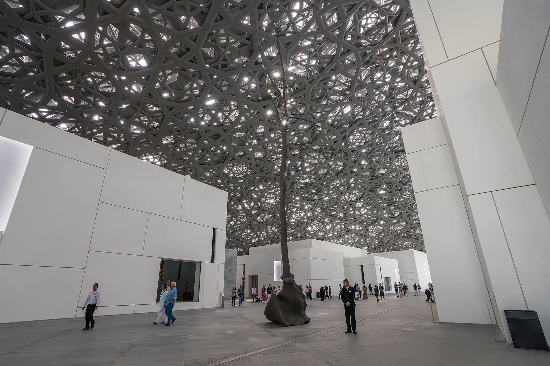 The Louvre Abu Dhabi museum in Abu Dhabi