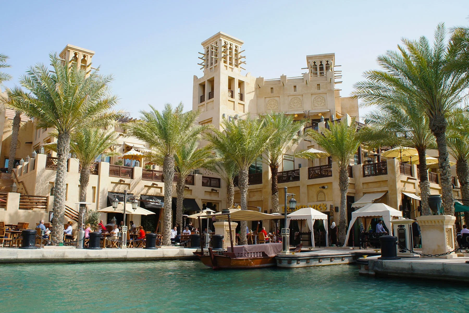 The Madinat Jumeirah complex in Dubai