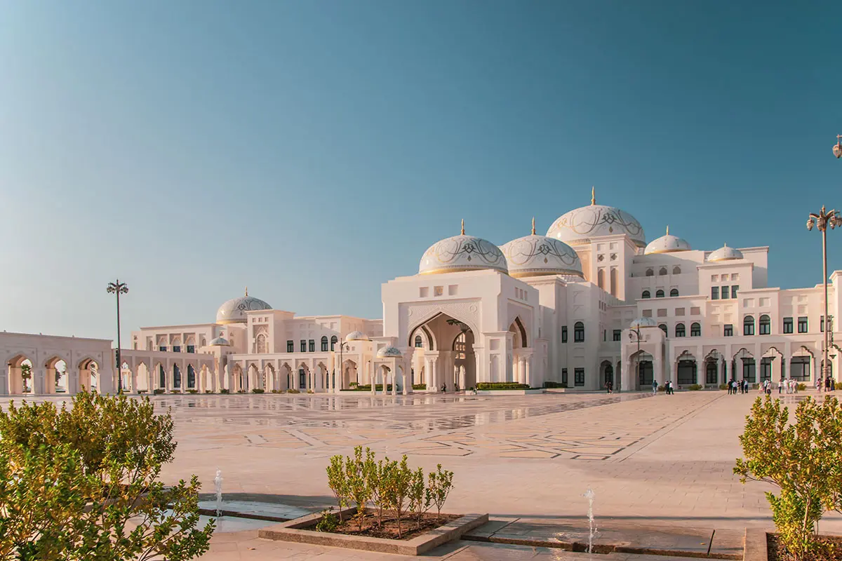 The Qasr Al Watan palace in Abu Dhabi