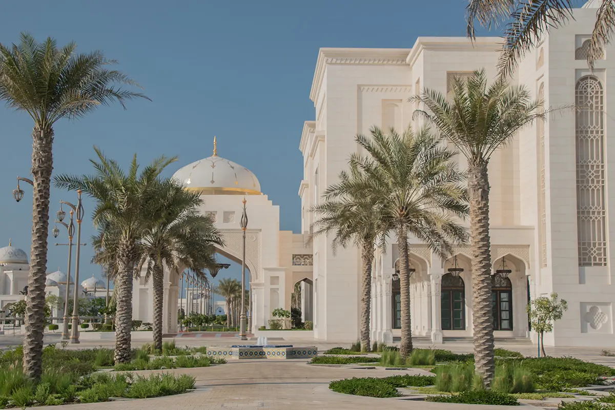 The Qasr Al Watan palace in Abu Dhabi