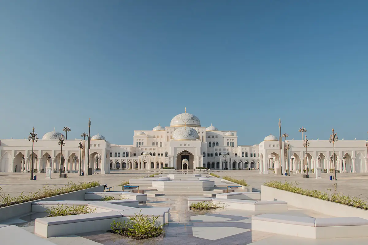 The Qasr Al Watan palace in Abu Dhabi