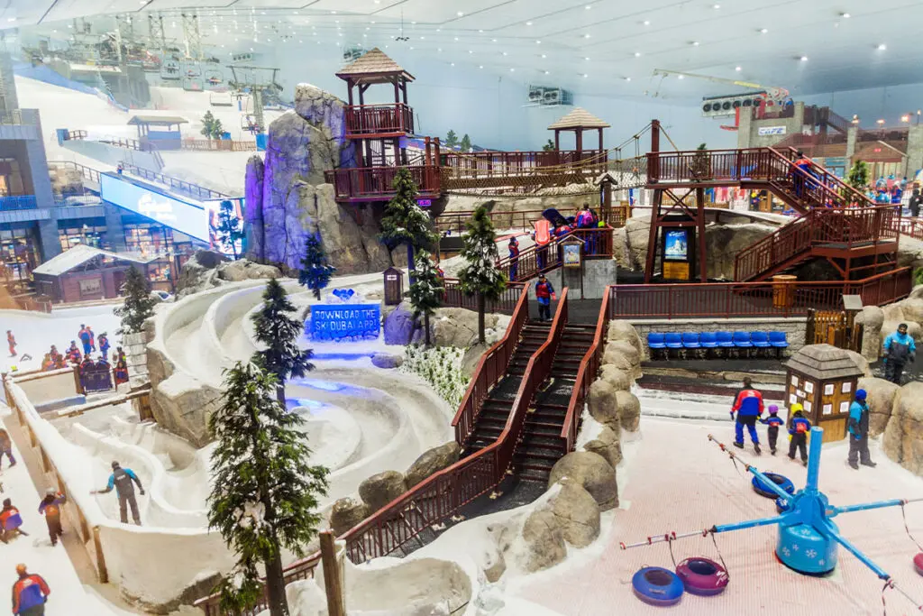 Ski Dubai in the Mall of the Emirates