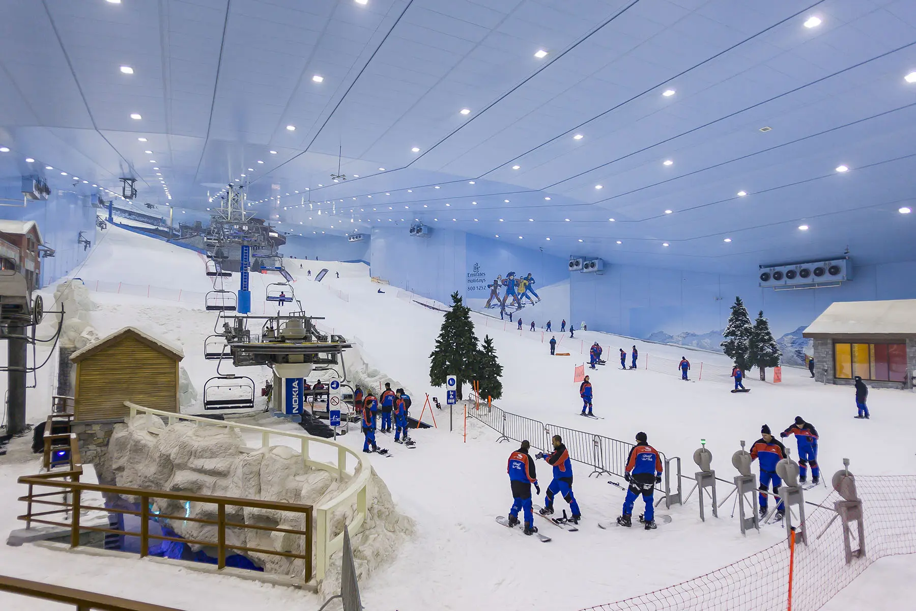 Ski Dubai at the Mall of the Emirates