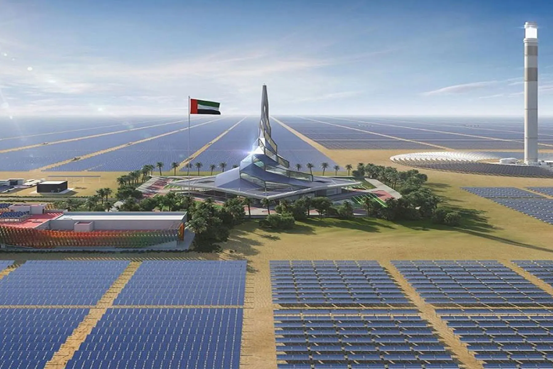 Mohammed Bin Rashid Al Maktoum Solar Park in Dubai