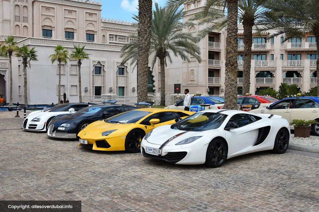 Supercars in Dubai