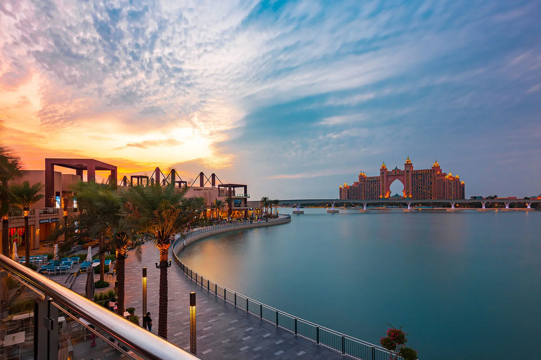 The Pointe shopping mall in Dubai